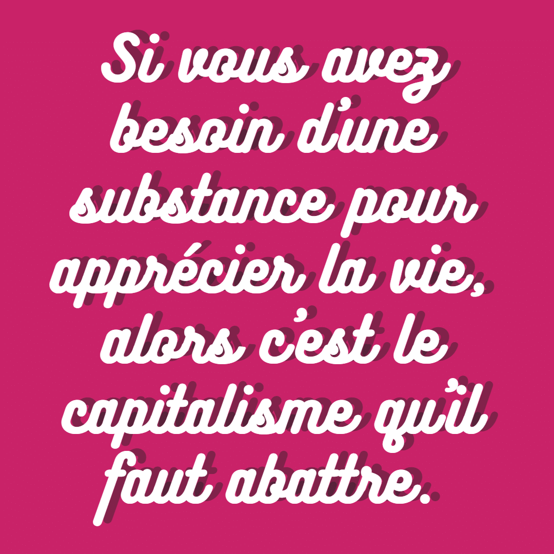 2 janvier 2021 [Pourquoi se droguer ?]