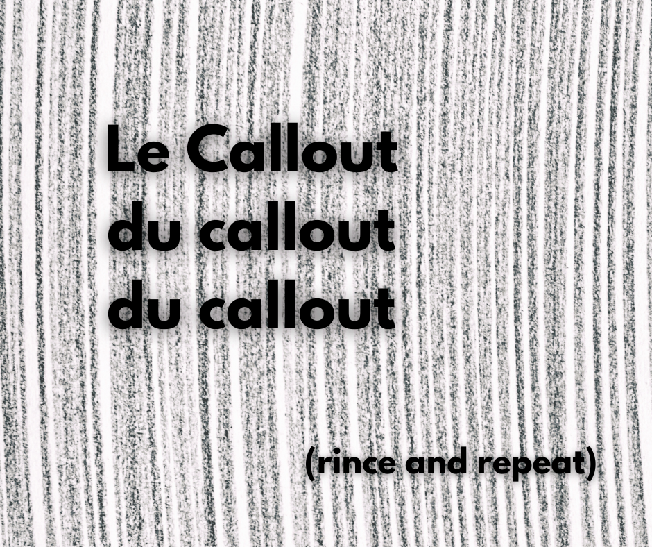 14 août 2023 [Callout du Callout du Callout]