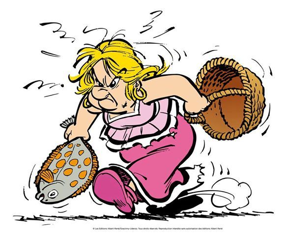 Bonnemine, femme du The Chef dans Astérix