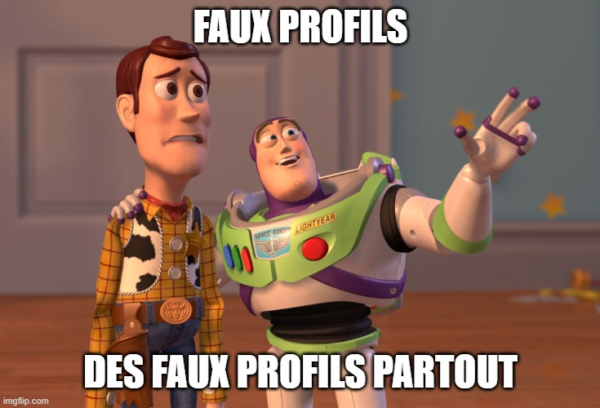 Toy story meme Faux profils Des faux profils partout
