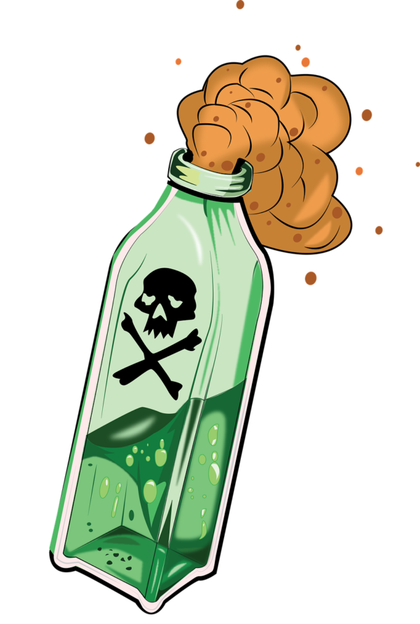 Image d'illustration : bouteille de poison
